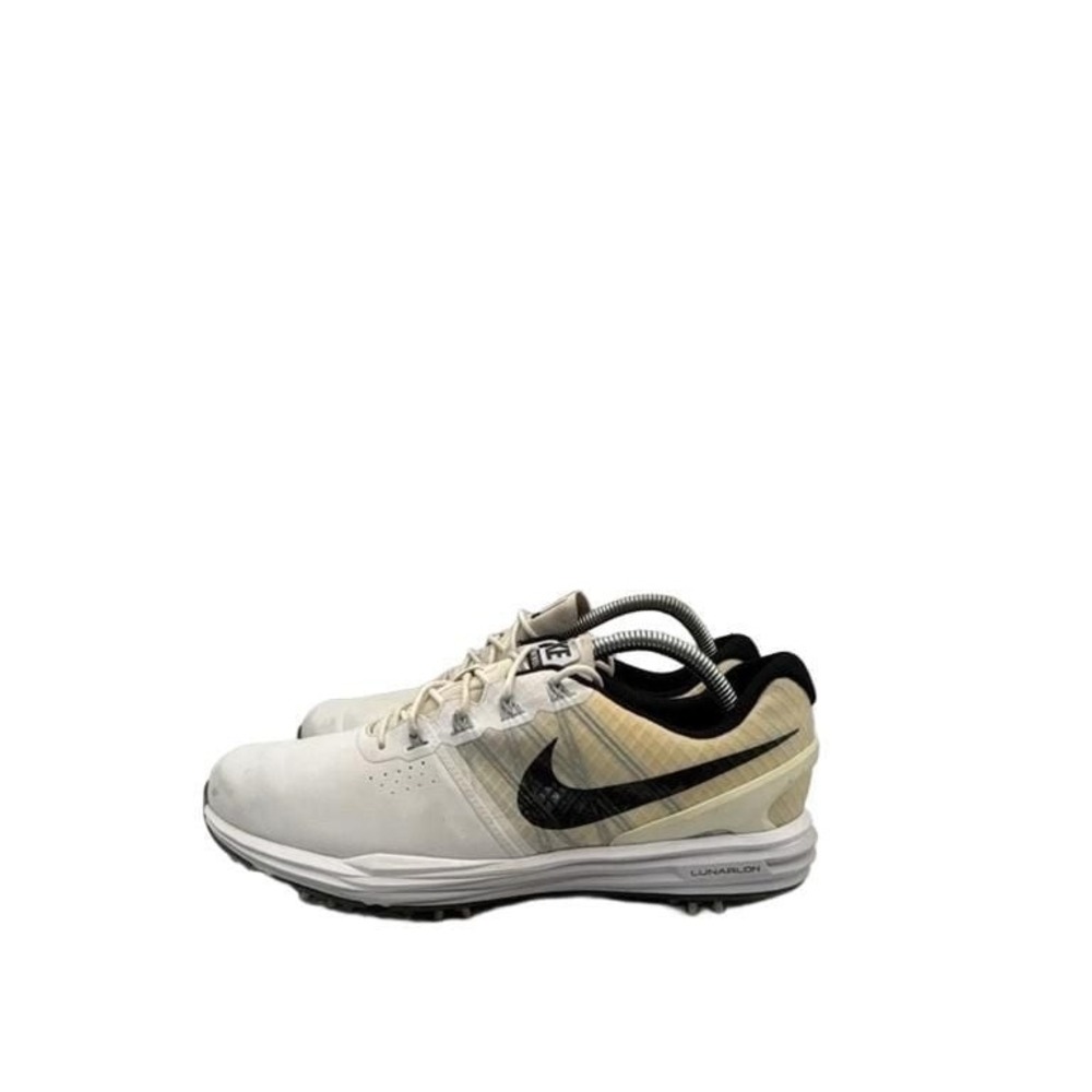 Nike Lunar Control 3 White Black Golf Shoes - Picture 4 of 7